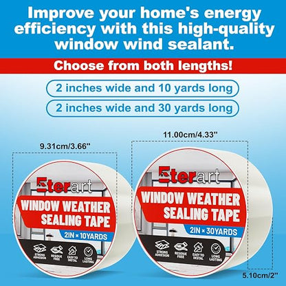 Transparent Weatherproof Seal Tape 2" x 30 Yards, High Strength Waterproof - Image 7