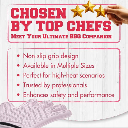 KITCHEN PERFECTION Silicone Smoker Oven Gloves - Image 6