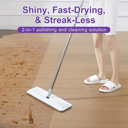 JOYMOOP Mop and Bucket with Wringer Set and Floor Cleaner Pods, Flat Floor Mop - Image 3