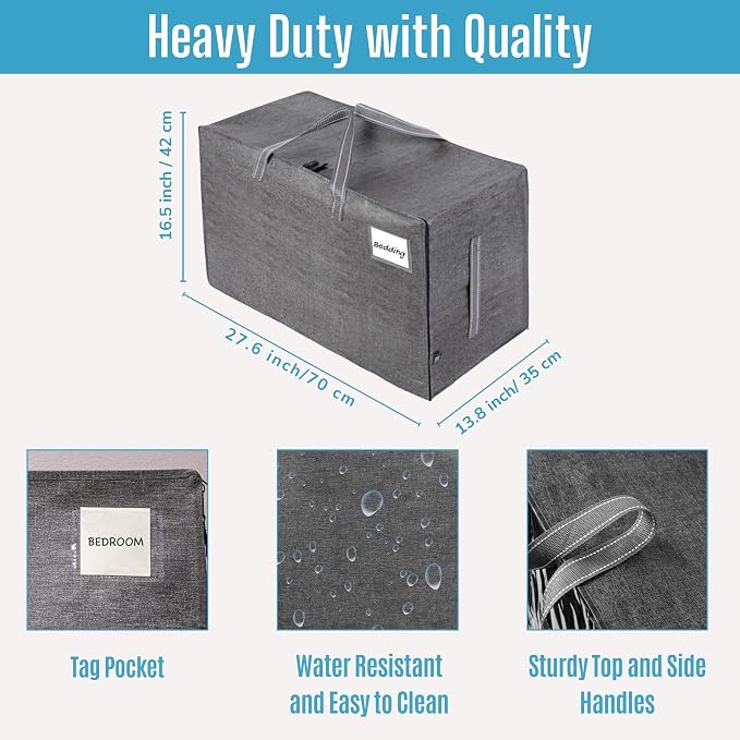 VENO 4 Pack Moving and Storage Bags, Heavy Duty, Alternative to Moving Boxes - Image 3
