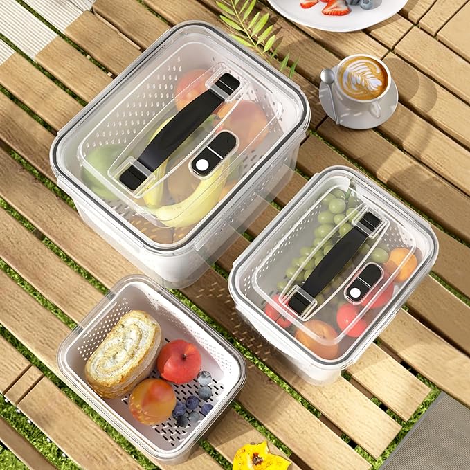 Fruit Storage Containers for Fridge by Ronanemon