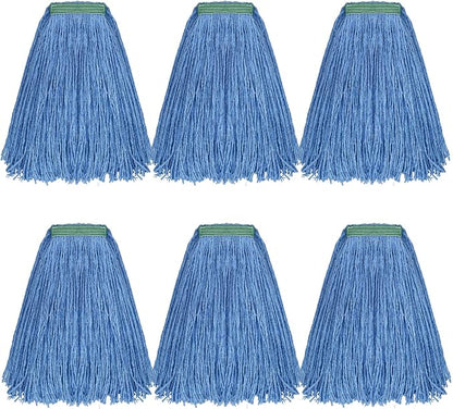 Matthew Cleaning 20oz 6Pack Cotton Floor Mop, Cotton Looped-Open String Heavy by MATTHEWCLEANINGPRODUCTS