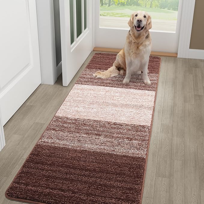 Kitinjoy Indoor Outdoor Door Mat, 48x30 Non-Slip Absorbent Dirt Trapper by Kitinjoy