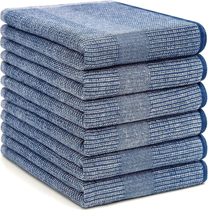 Homaxy Premium Kitchen Towels, Large Cotton Kitchen Hand Towels, Flat and Terry - Image 8