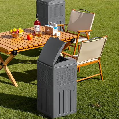 Devoko 33 Gallon Outdoor Trash Can - Image 4