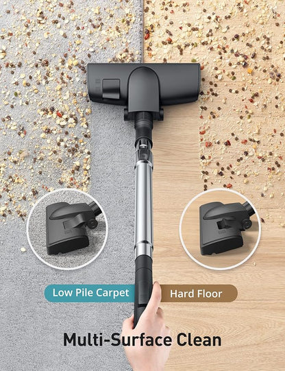 Aspiron Canister Vacuum, Upgraded 1600W Bagless Canister Vacuum Cleaner - Image 3