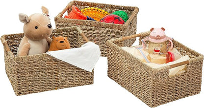 Large Wicker Basket Rectangular - Image 7