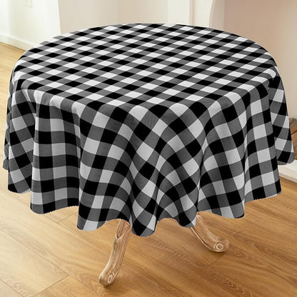 Waterproof Plaid Tablecloth Fabric - Image 8