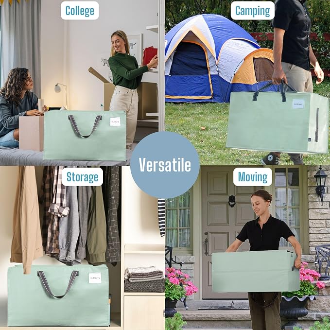 VENO 6 Pack Moving and Storage Bags, Heavy Duty, Alternative to Moving Boxes - Image 7