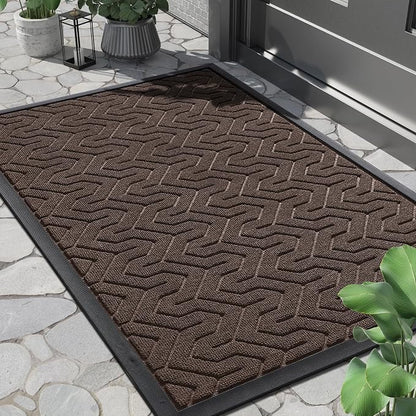 Yimobra Front Door Mat Outside Entrance 29.5x17, Waterproof Heavy Duty Outdoor by Yimobra