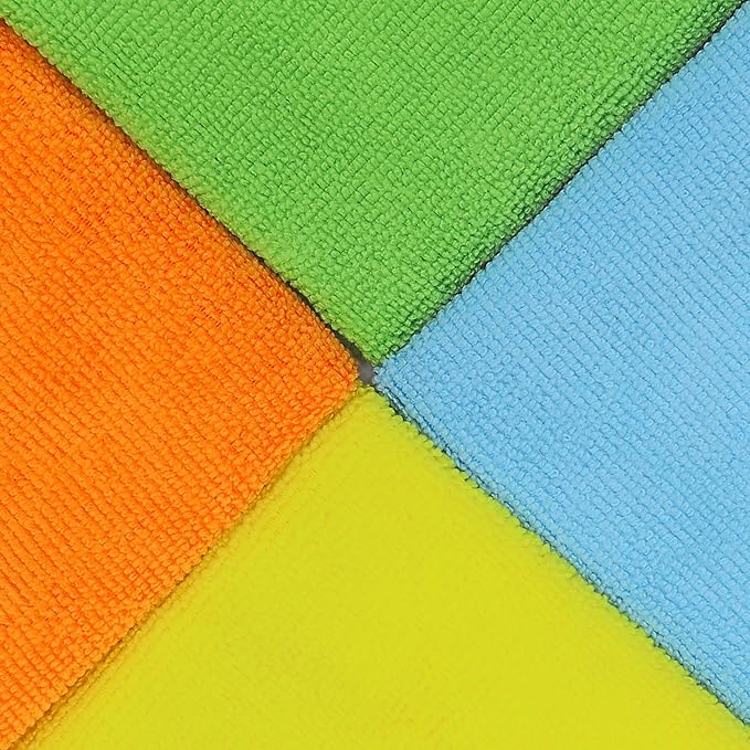 Simple Houseware Microfiber Cleaning Cloth (12" x 16") - 50 Pack