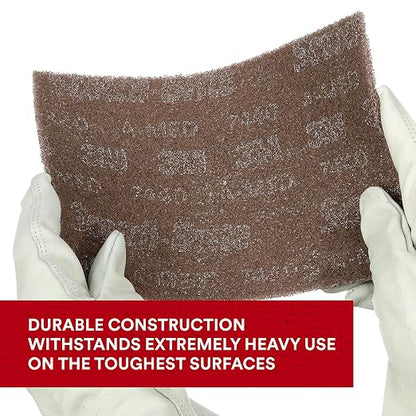 3M Scotch-Brite Heavy Duty Hand Pad 7440B, 6 in x 9 in, Hand Sanding Pad - Image 9