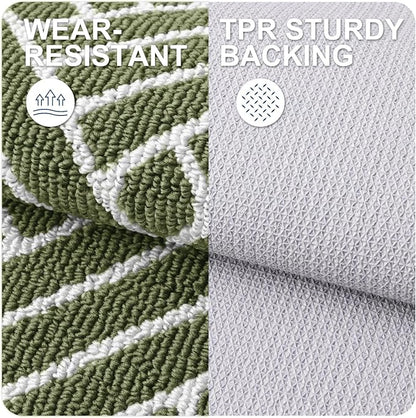 OLANLY Indoor Door Mat, 32x20 Inch, Dirt Resistant and Absorbent, Non-Slip - Image 3