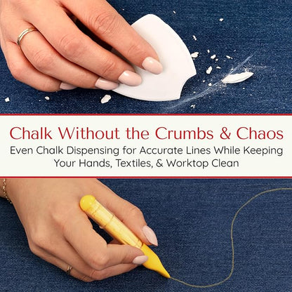 Fabric Markers for Sewing – Ergonomic Tailors Chalk Pen - Image 7