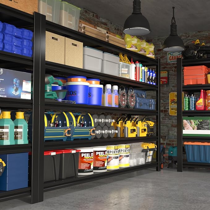 60" W Garage Shelving Heavy Duty Metal Shelving 3000LBS Storage Shelves - Image 6