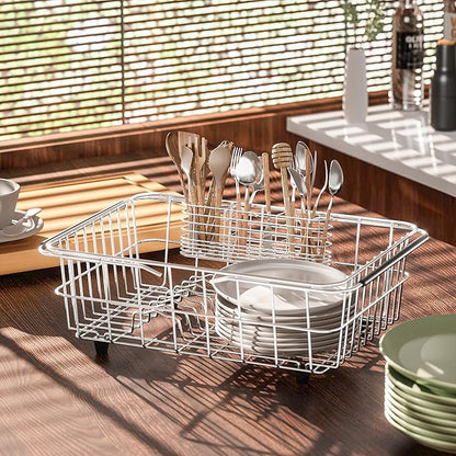 NiuYichee 304 Stainless Steel Utensil Holder, Dish Drying Rack, kitchen Utensil - Image 4