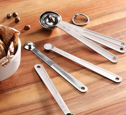 New Star Foodservice 43112 Stainless Steel 18/8 Measuring Spoons - Image 7