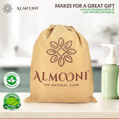 Almooni Premium Exfoliating Loofah Pad Body Scrubber, Made - Image 7