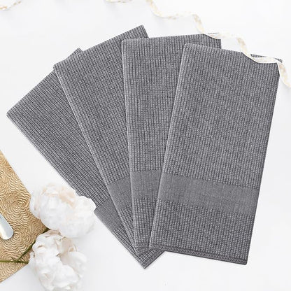 Homaxy Premium Kitchen Towels, Large Cotton Kitchen Hand Towels, Flat and Terry - Image 7