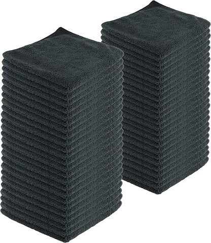Microfiber Cleaning Cloths, 48 Pack, All-Purpose, Highly Absorbent, Washable by JDHomease