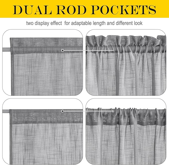 NICETOWN French Door Curtain - Image 2