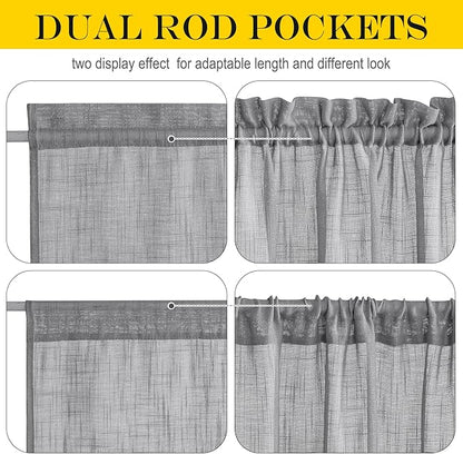 NICETOWN French Door Curtain - Image 2