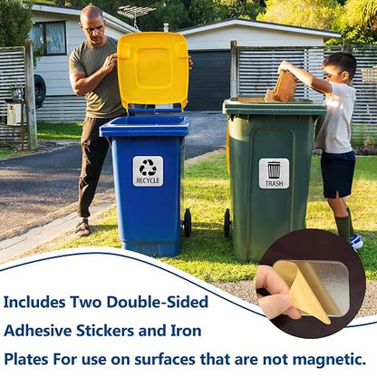 Recycle and Trash Magnets Sticker - Image 7