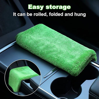 JOYMOOP Microfiber Towels for Cars, 2 Pack 35.4" x 23.6" Car Drying Towel - Image 8