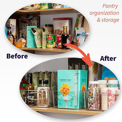 Pantry Organizers and Storage and Cabinet Organizer, 4 Pack - Image 2