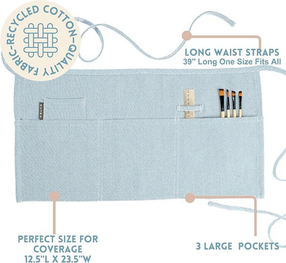 MEEMA Chef Waist Apron Cotton Fabric |Washable & Breathable Waitress & Server - Image 4
