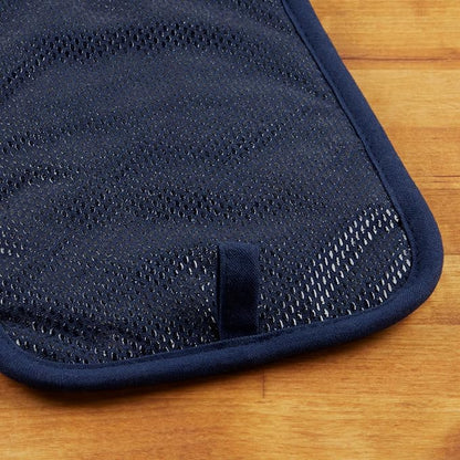 MARTHA STEWART Americana Star Gihgham Oven Mitt & Pot Holder Set, 100% Cotton - Image 4
