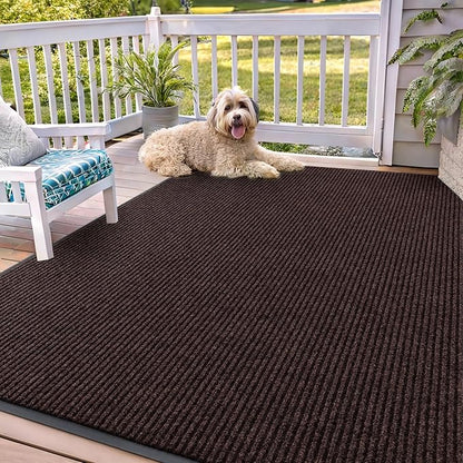 OLANLY Front Door Mat Indoor Outdoor Entrance, Waterproof Heavy Duty Doormat by OLANLY
