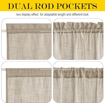 NICETOWN Sheer Door Panel Curtain - Image 2