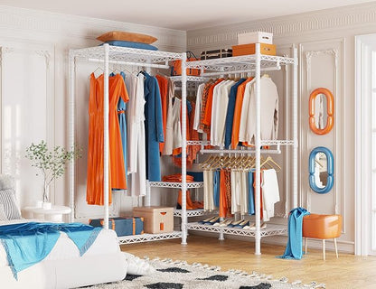 Raybee Clothing Racks for Hanging Clothes Heavy Duty Clothes Rack Load 750LBS - Image 3