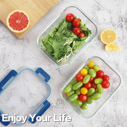 10 Pack Borosilicate Glass Meal Prep Containers - Image 6