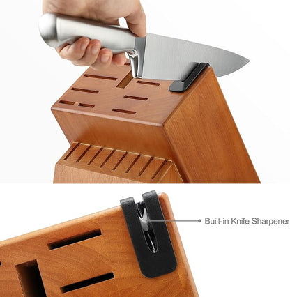 McCook® Kitchen Knife Sets, German Stainless Steel Knives Block Set - Image 3