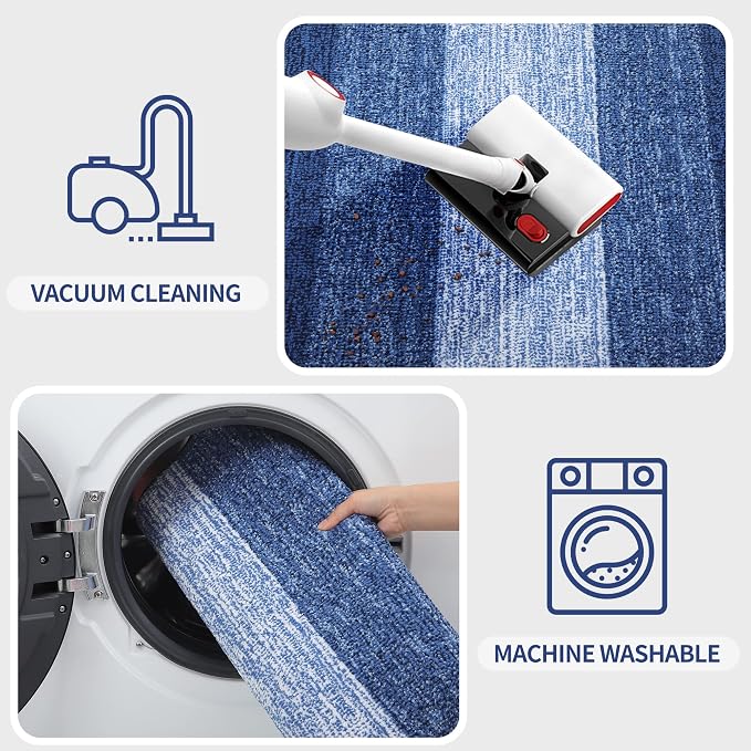 Kitinjoy Indoor Outdoor Door Mat, 24x16 Non-Slip Absorbent Dirt Trapper - Image 5