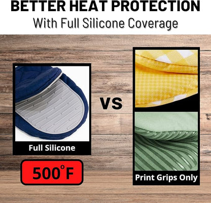 Oven Mitts Heat Resistant – Mini Oven Mitts, Silicone Gloves Heat Resistant - Image 4