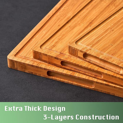 Allsum XL Cutting Board for Kitchen, 20x15" Extra Large, Cheese Board, Durable - Image 2