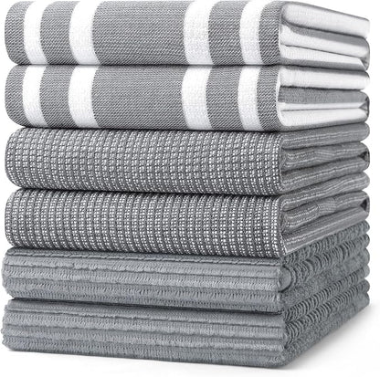 Homaxy Premium Kitchen Towels, Large Cotton 380 GSM Kitchen Hand Towels by Homaxy