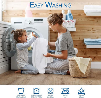PlushDeluxe Premium Bamboo Mattress Protector – Full Size, Waterproof, & Ultra - Image 5
