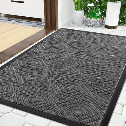Yimobra Door Mat, Outdoor Indoor Entrance Welcome Mat, Heavy Entry Front Door - Image 8
