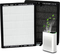 2 Pack HAP602 Replacement Filters Compatible with ECOSELF HAP602/HAP602WF, 3-in-1 HEPA Filter for Air Purifier, High-Efficiency Home Use