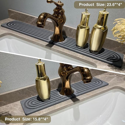 Absorbent Faucet Mat, Sink Caddy Kitchen Sink Organizer, Kitchen Counter Decor - Image 8