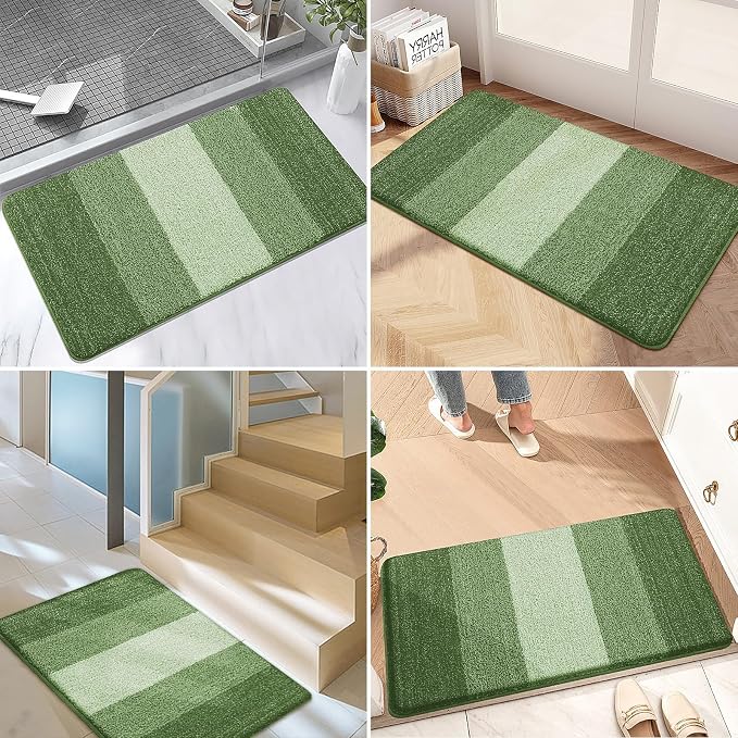 Kitinjoy Indoor Outdoor Door Mat, 32x20 Non-Slip Absorbent Dirt Trapper - Image 6