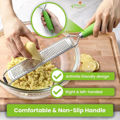 Spring Chef Stainless Steel Lemon Zester Grater - Image 3