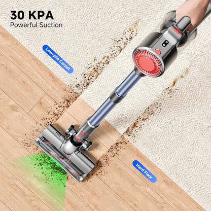 Cordless Vacuum Cleaner, 30Kpa Lightweight Stick Vacuum - Image 2