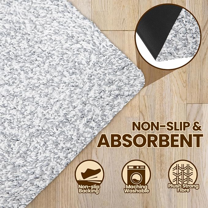 Premium Microfiber Indoor Door Mat – 32"x48" Washable Entry Mat, Waterproof - Image 5