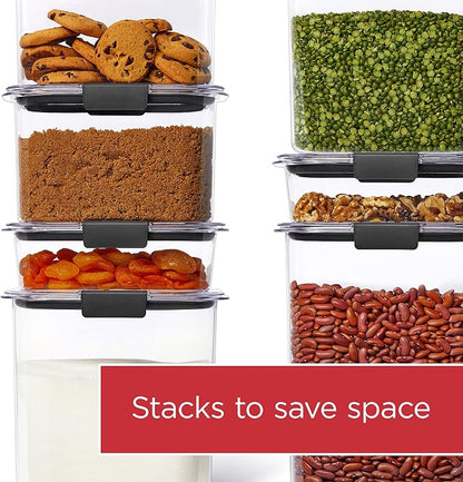 Rubbermaid Brilliance Pantry Airtight Food Storage Container, BPA-Free 7.8 Cup - Image 5