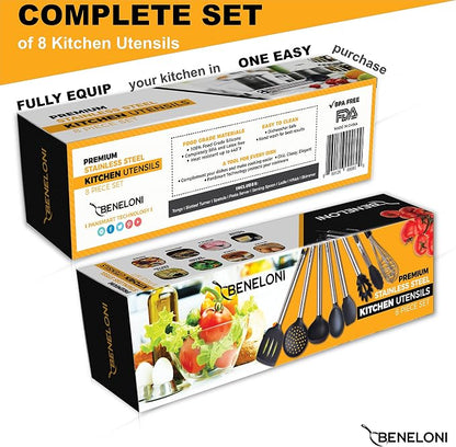 PREMIUM Silicone Kitchen Serving Utensil Set - Image 4